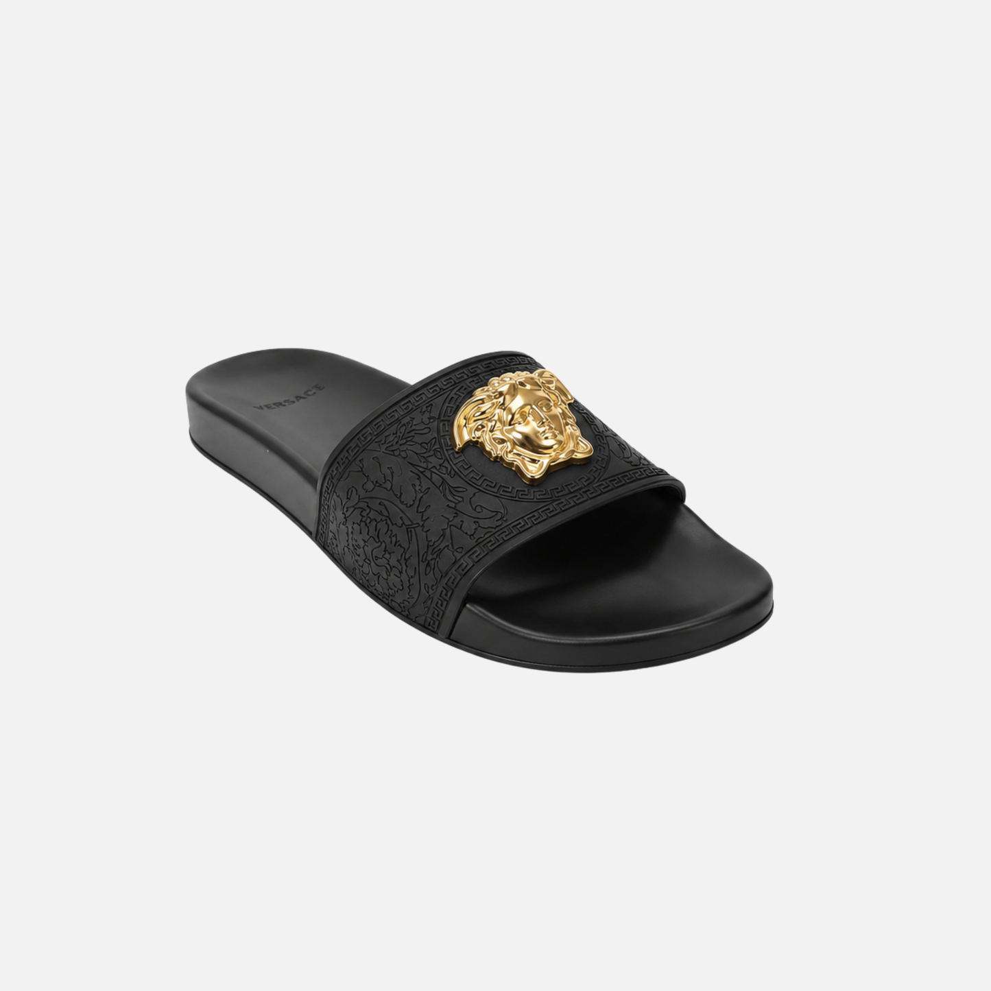 Versace Black Gold Palazzo Pool Slides